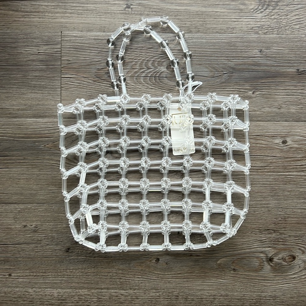 Clear beaded bag from Vici